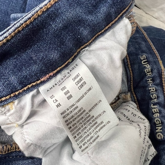 American Eagle next level stretch super hi rise jegging size 000 - Picture 7 of 7